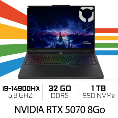 Lenovo Legion Pro 5 16IAX10 I9-14900HX/32GB DDR5/1TB SSD/RTX 5070 8GB/16″ WQXGA 240 Hz/W11