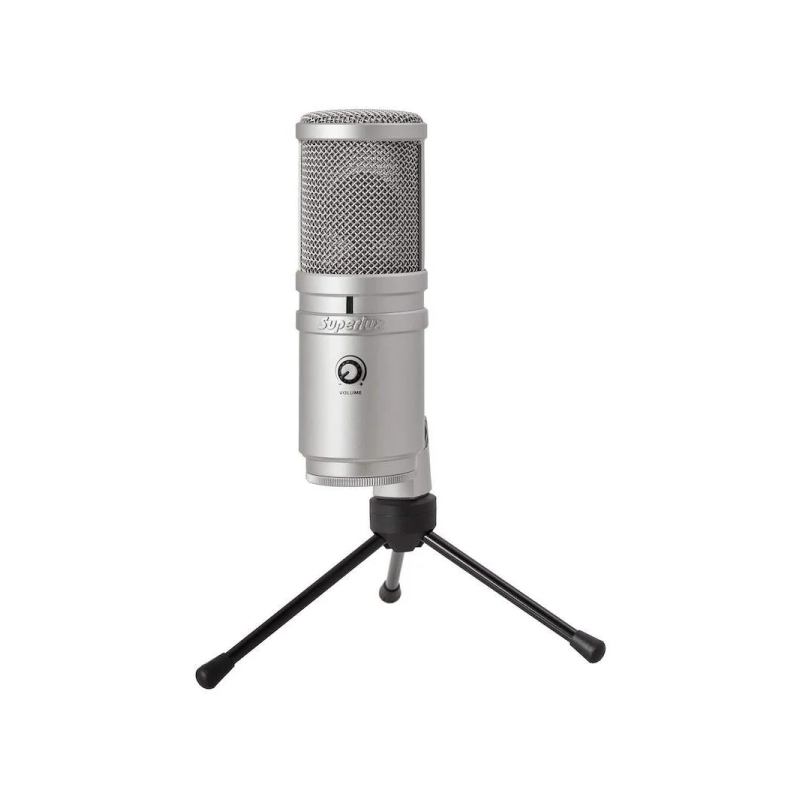 SUPERLUX E205U USB MICROPHONE STUDIO USB AVEC SUPPORT DE TABLE INCLUS SUPERLUX E205U USB MICROPHONE STUDIO USB AVEC SUPPORT DE TABLE INCLUS
