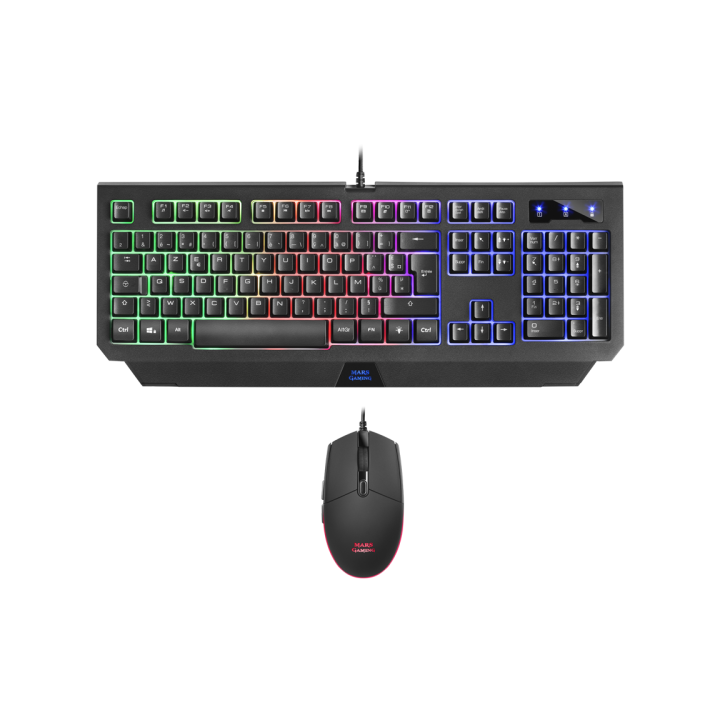 Mars Gaming MCP100FR Pack Gamer Kits claviers/souris Mars Gaming Maroc