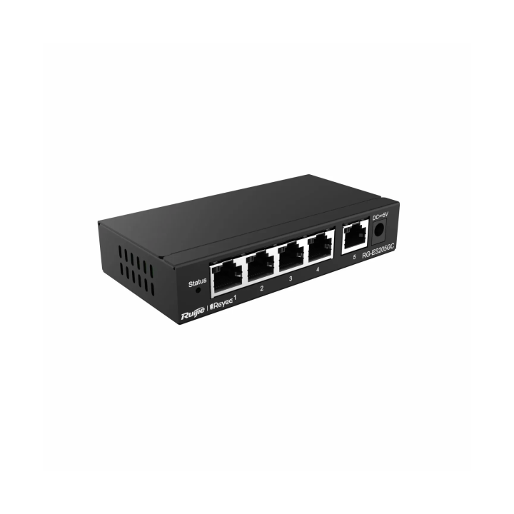 RUIJIE SWITCH 5P GIGABIT SMART RG-ES205GC Réseau Ruijie Networks Maroc