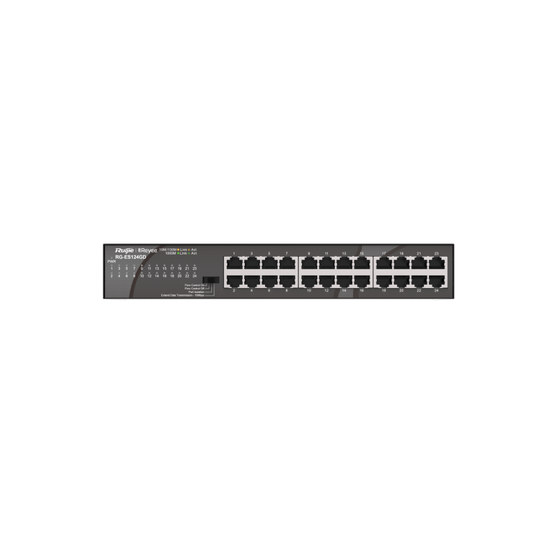 RUIJIE SWITCH 24P GIGABIT UNMANAGED RG-ES124GD