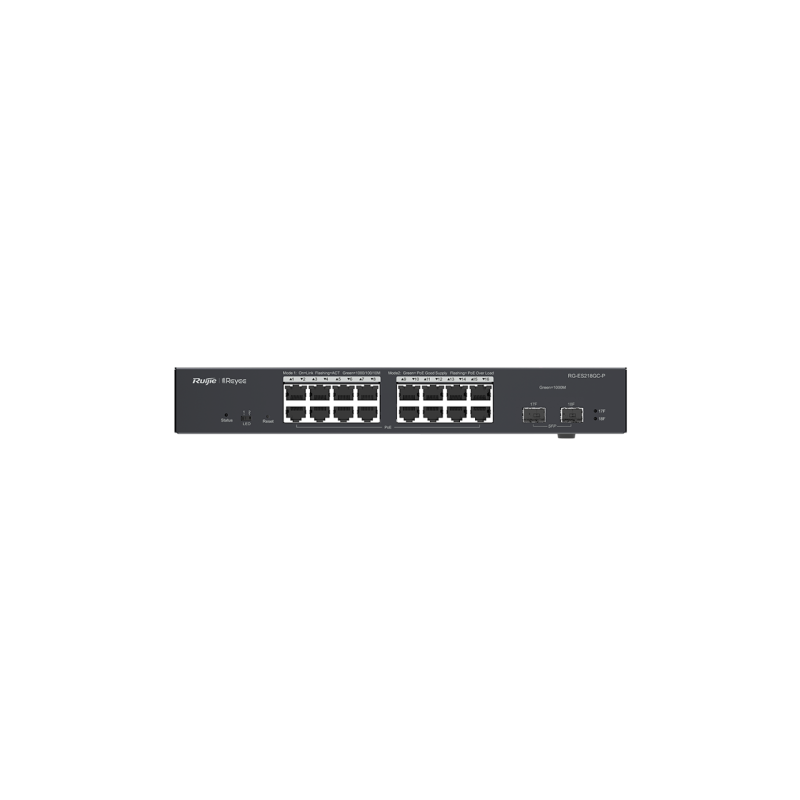 RUIJIE SWITCH 16P 18-PORT GIGABIT SMART POE RG-ES218GC-P