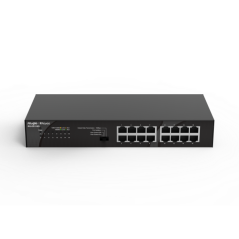 RUIJIE SWITCH 16P 100/100/1000 MBPS RG-ES116G Réseau Ruijie Network...