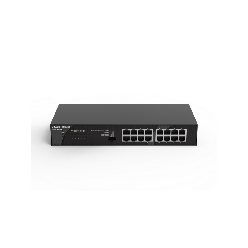 RUIJIE SWITCH 16P 100/100/1000 MBPS RG-ES116G