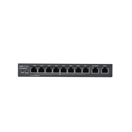 RUIJIE ROUTER 10-PORT GIGABIT CLOUD MANAGED RG-EG210G-P Réseau Ruij...
