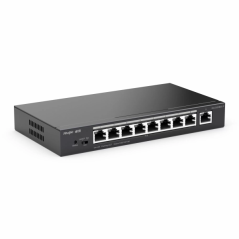 RUIJIE SWITCH 9P GIGABIT SMART 8 POE RG -ES209GC-P Réseau Ruijie Ne...