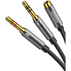 Ugreen Cable Audio 3.5mm Male to 3.5mm Female Aliminum Noir (20899)...