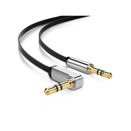 Ugreen Cable Audio Jack flat Angled 3.5mm Male to Male 2M (10599) C...
