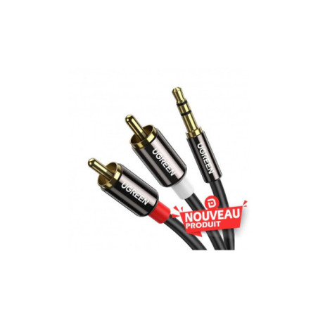 Ugreen Cable Audio 3.5mm Male to RCA Male 2M (10584)
