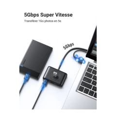 Ugreen HUB USB 3.0 to 4 x USB 3.0 1M Connectique 20291