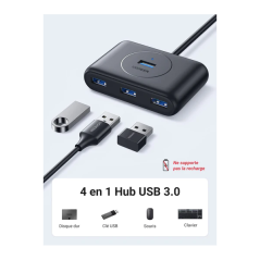 Ugreen HUB USB 3.0 to 4 x USB 3.0 1M Connectique 20291