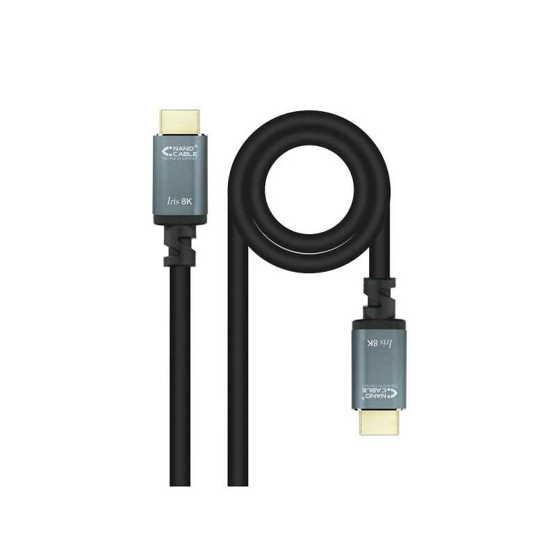 Nanocable Câble HDMI 2.1 Iris 8K 1m