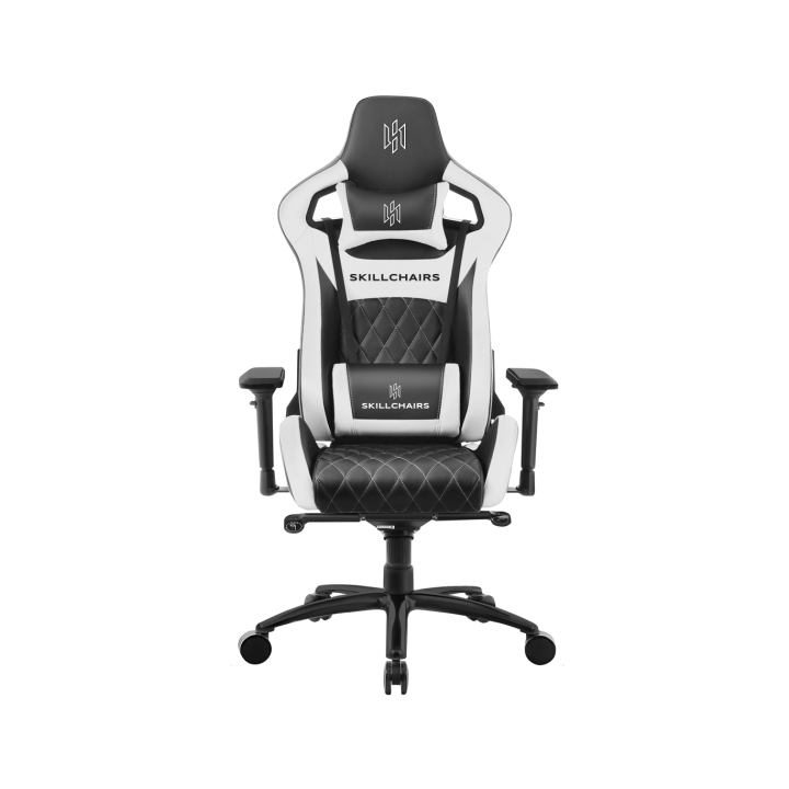 SKILLCHAIRS Throne Series Black/White Chaise gamer SKILLCHAIRS Maroc