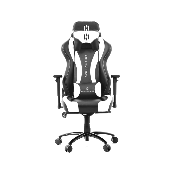 SKILLCHAIRS King Series Black/White Chaise gamer SKILLCHAIRS Maroc