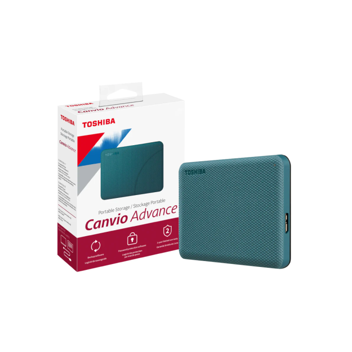 Toshiba Canvio Advance 1TB Green Disques durs externes Toshiba Maroc