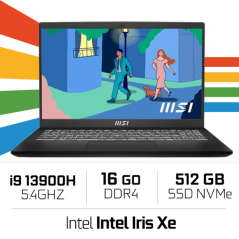 MSI Modern 15 H B13M-237MA Intel i9-13900H/16Go DDR4/512GB SSD/15.6" FHD IPS/Windows11 - Noir Classic