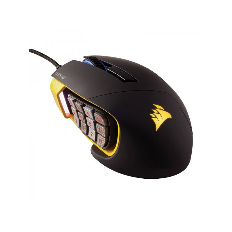 Corsair Gaming Scimitar Pro RGB (noir/jaune)