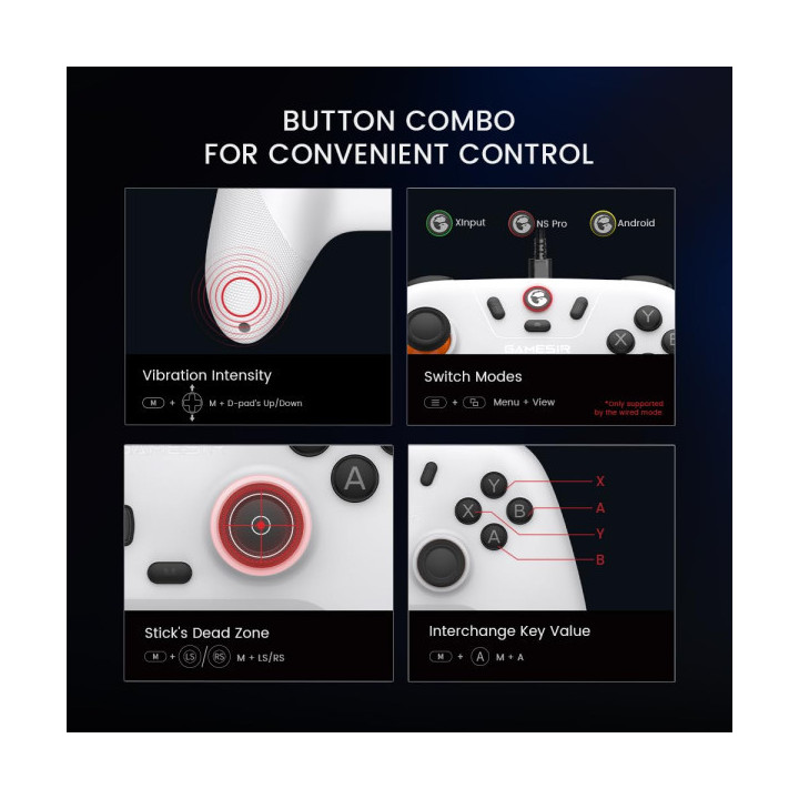 GameSir Nova Lite 2.4G Wireless Controller (Ash Gray) Périphériques...