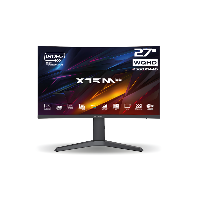 XTRMLAB X27G18VCQ 27" 180Hz Curved 2K