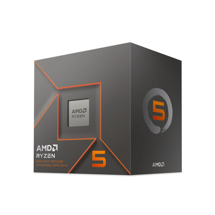 AMD Ryzen 5 8500G Wraith Stealth (3.5 GHz / 5.0 GHz) Processeurs AM...