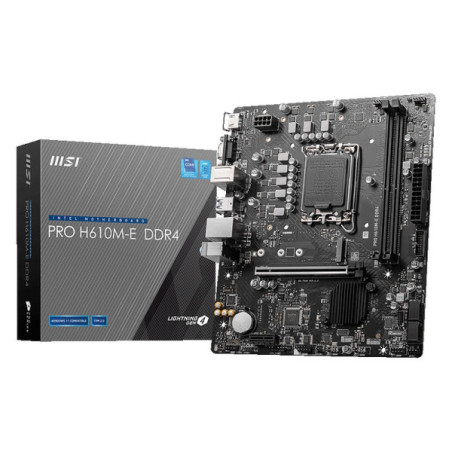 MSI PRO H610M-E DDR4 Socket 1700 MSI Maroc