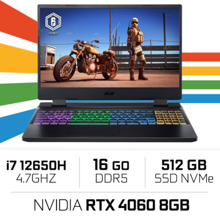 Acer Nitro 5 AN515-58-7290 i7 12650H/16GB/512GB SSD/RTX4060 8GB (SA...