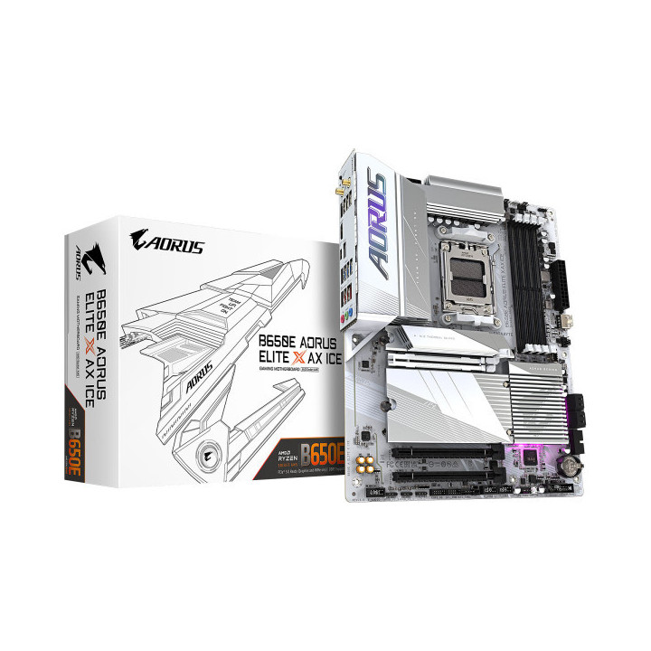 Gigabyte B650E AORUS ELITE X AX ICE Socket AM5 Gigabyte Maroc