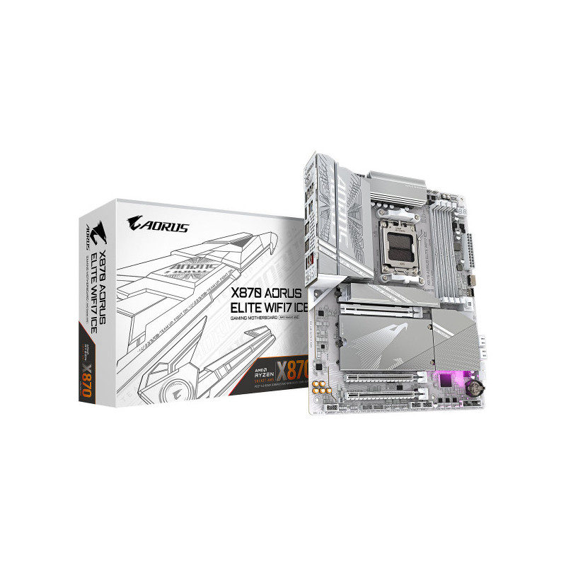Gigabyte X870 AORUS ELITE WIFI7 ICE Gigabyte X870 AORUS ELITE WIFI7 ICE