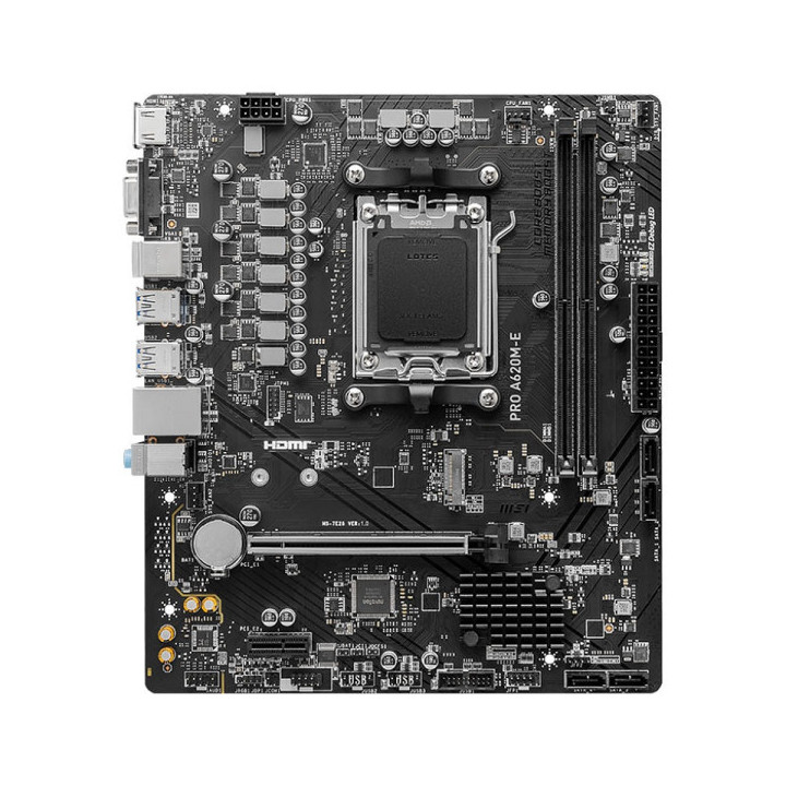 MSI PRO A620M-E Socket AM5 MSI Maroc
