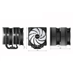 be quiet! Pure Rock Pro 3 LX Black Ventirads processeur be quiet! M...