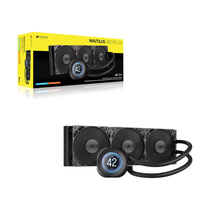 Corsair Nautilus 360 RS LCD (Noir) Kits Watercooling Corsair Maroc
