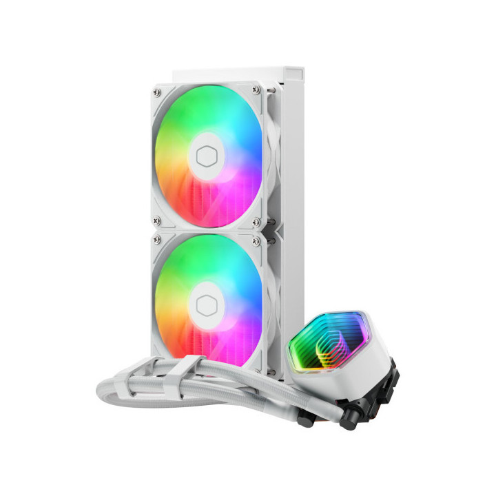 Cooler Master MasterLiquid 240 Core II ARGB (White) Kits Watercooli...