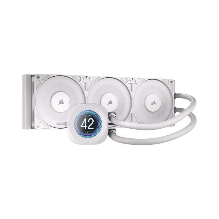 Corsair Nautilus 360 RS LCD (Blanc) Kits Watercooling Corsair Maroc