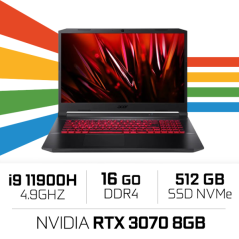 Acer Nitro 5 AN517-54-98YU i9 11900H/16GB/512GB SSD/RTX3070 8GB/17....