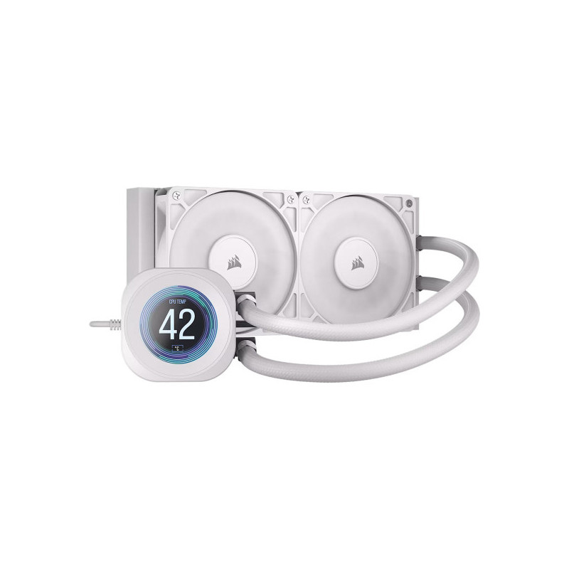Corsair Nautilus 240 RS LCD (Blanc)