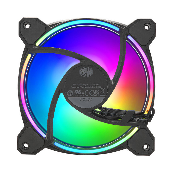 Cooler Master MasterFan MF120 Halo² 3in1 (Black) Ventilateurs boîti...