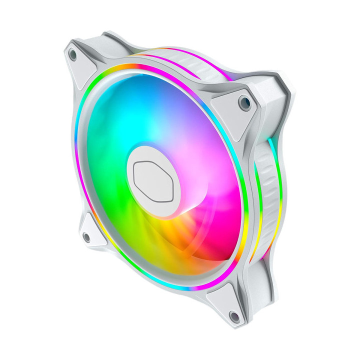 Cooler Master MasterFan MF120 Halo 3in1 (White) Ventilateurs boîtie...