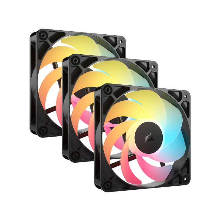 Corsair RS120-R ARGB Triple Pack Noir Ventilateurs boîtier Corsair ...