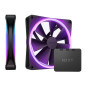 NZXT F140 RGB Duo Twin Pack Black