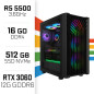 PC Gamer UltraPC Ryzen 5 5500/16Go/512Go SSD/RTX3060 12Go PC Gamer UltraPC Ryzen 5 5500/16Go/512Go SSD/RTX3060 12Go