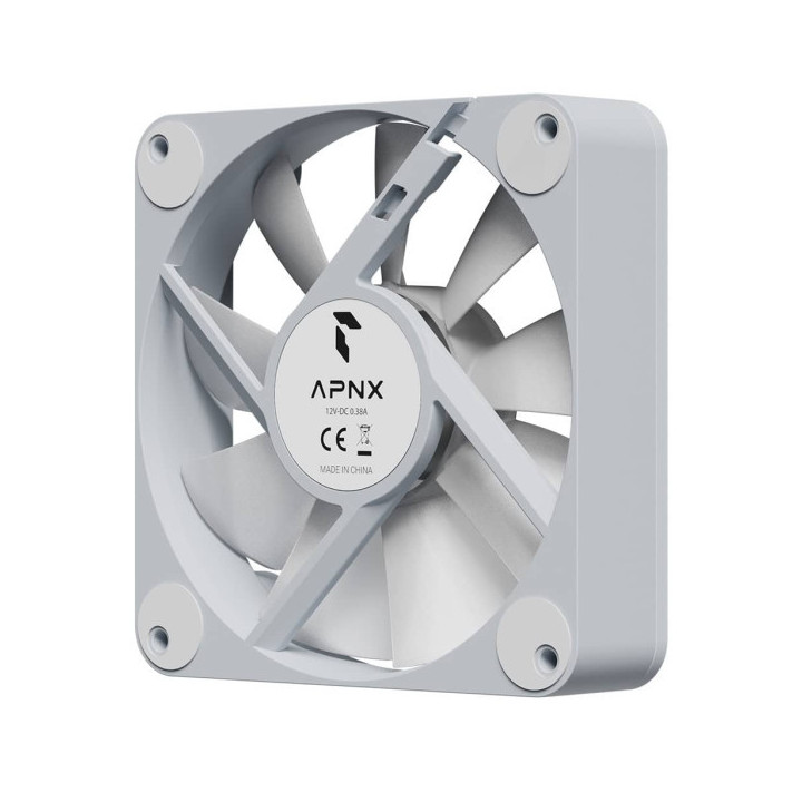 APNX FP1-R Performance Reverse Flow ARGB 120mm PWM Fan (White) Refr...
