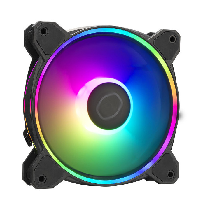 Cooler Master MasterFan MF120 Halo 3in1 (Black) Ventilateurs boîtie...