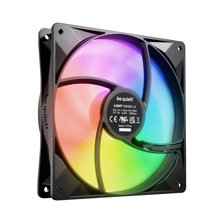 be quiet! Light Wings LX 140 mm PWM High Speed Triple Pack Ventilat...