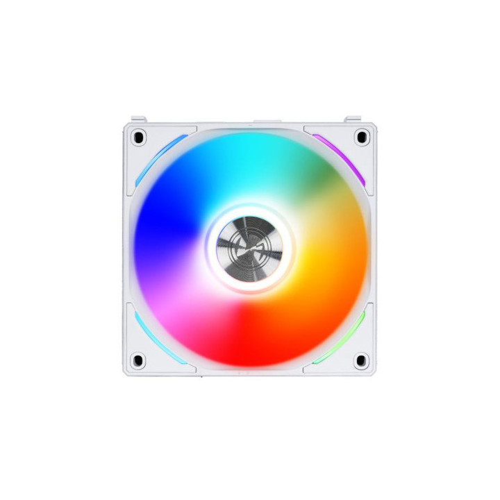 Lian Li Uni Fan AL120 RGB Triple Pack (White) + Controller Ventilat...