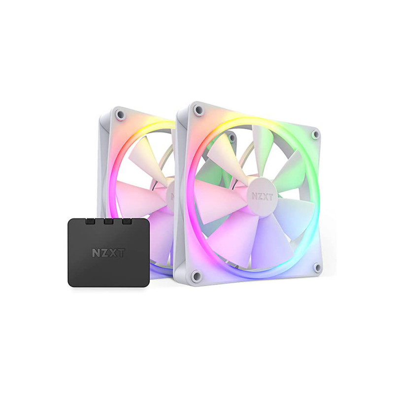NZXT F140 RGB Twin Pack (Blanc)