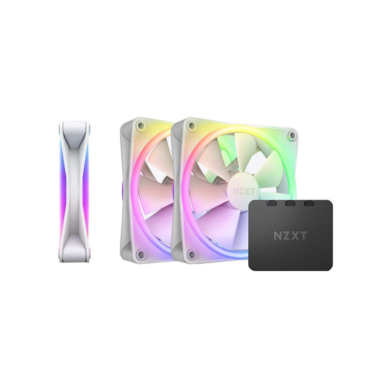 NZXT F120 RGB Duo Triple Pack White
