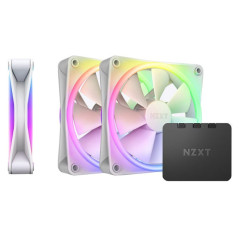 NZXT F120 RGB Duo Triple Pack White Refroidissement NZXT Maroc