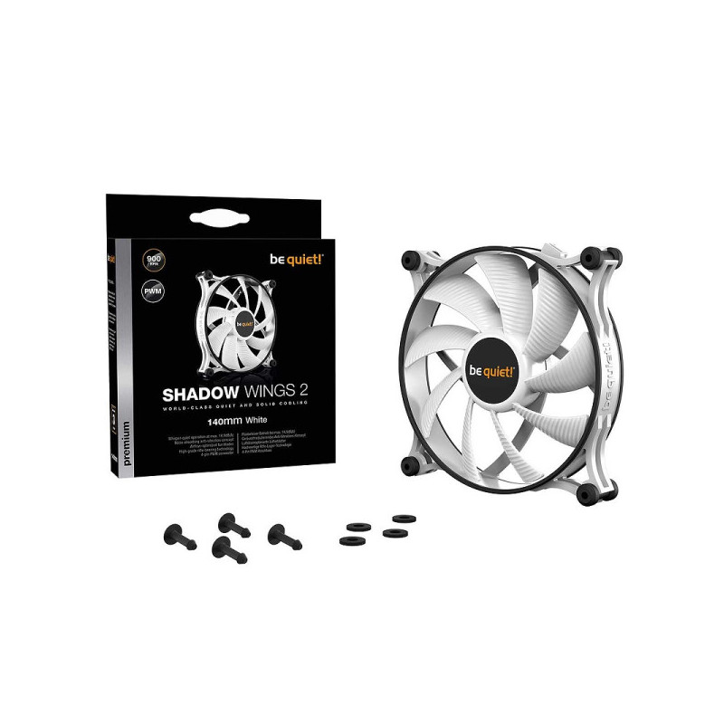 be quiet! Shadow Wings 2 White 140mm