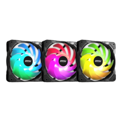 MSI F12A-3 (Triple Pack) Noir Ventilateurs boîtier MSI Maroc