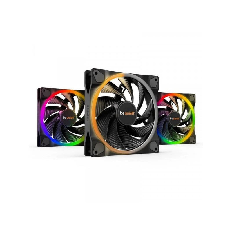 be quiet! Light Wings 140 mm PWM High Speed ARGB Triple Pack
